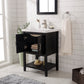 Legion Furniture 24" KD Espresso Single Sink Bathroom Vanity