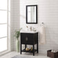 Legion Furniture 24" KD Espresso Single Sink Bathroom Vanity